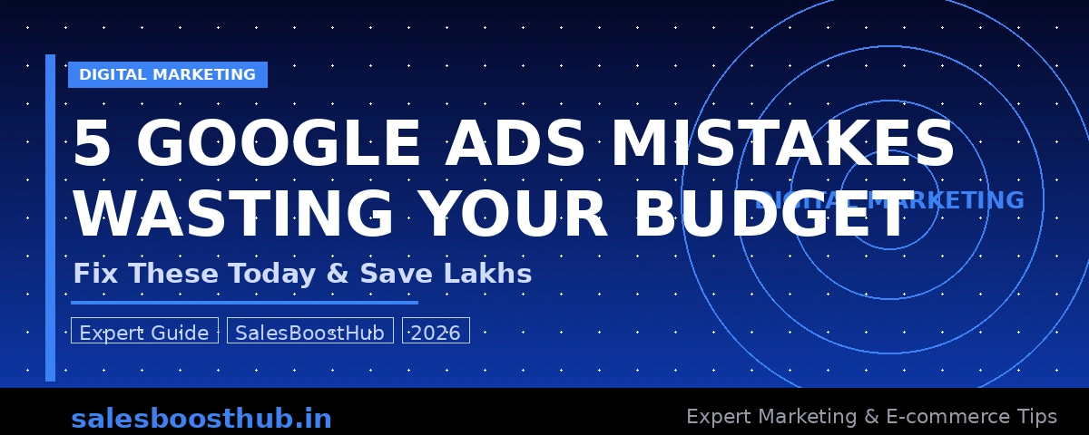 Google Ads Mistakes